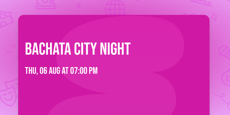 Bachata City Night — uitgaan in Den Haag