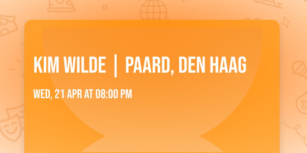 Kim Wilde | PAARD, Den Haag in Den Haag