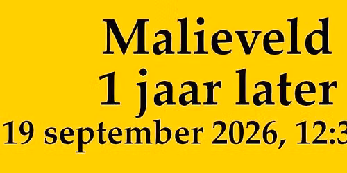 1 jaar later, Malieveld — uitgaan in Den Haag