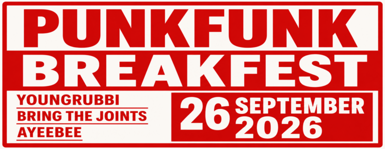 Punkfunk Breakfest: YoungRubbi + Bring the Joints + AyeeBee — muziek in Den Haag