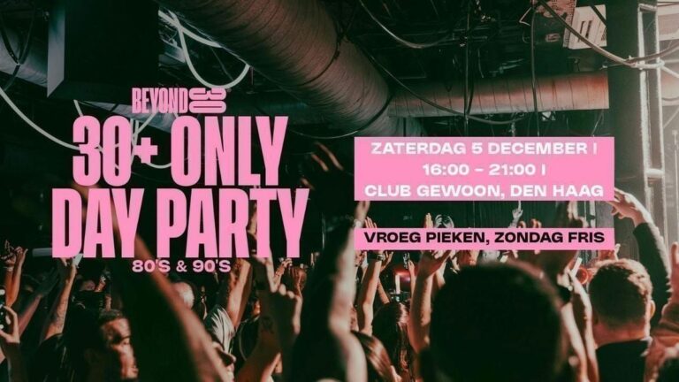 80s &ampamp 90s Over 30s Daytime Clubbing – The Hague — uitgaan in Den Haag